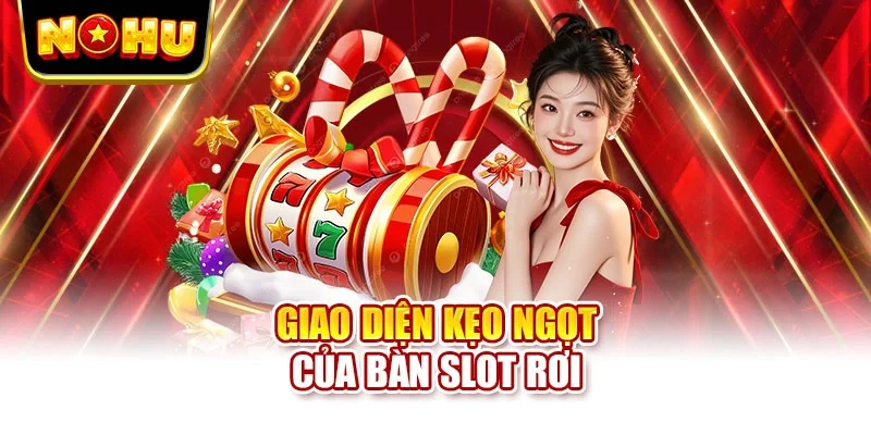 Giao diện kẹo ngọt của bàn slot rơi